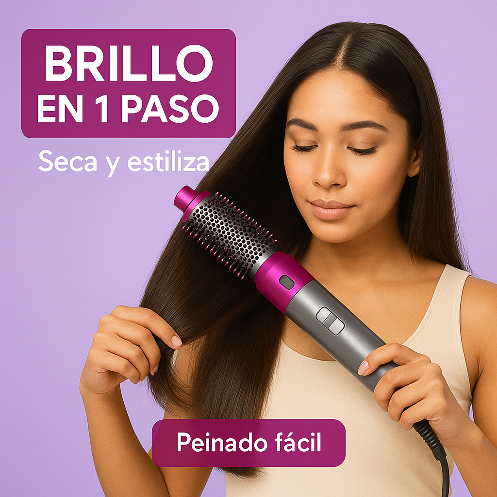 CEPILLO SECADOR PARA CABELLO 5 EN 1_