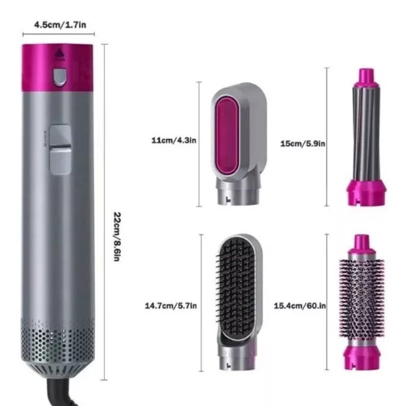 CEPILLO SECADOR PARA CABELLO 5 EN 1_